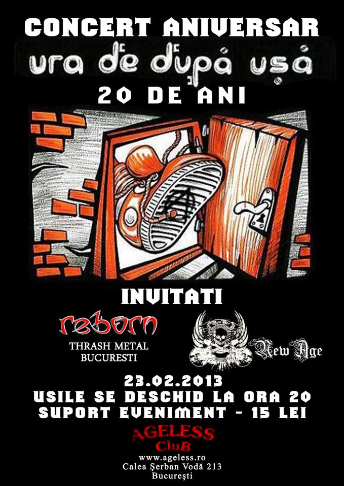 Ura De Dupa Usa aniverseaza 20 de ani in Ageless Club